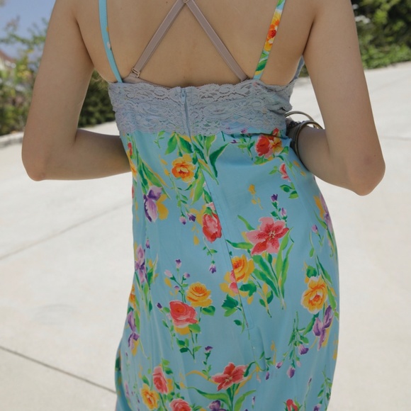 VINTAGE label  'TRASHY LINGERIE' MAXI  SUMMER DRESS  SIZE LARGE - Picture 2 of 3